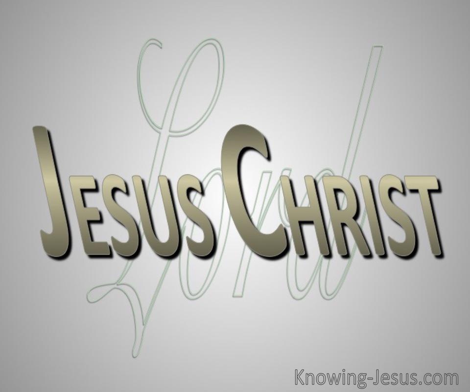 Lord Jesus Christ (devotional) - (gray)